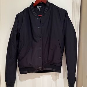 Ryu Black Varsity Bomber Jacket